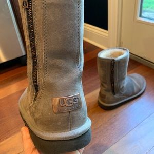 Ugg Grey Suede boot designer